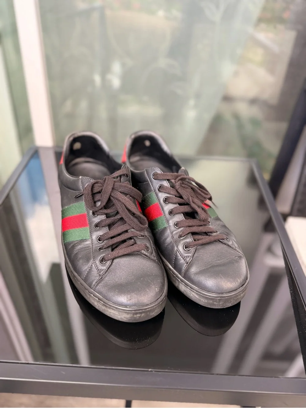 Gucci Ace Leather Sneakers